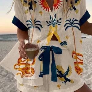 Quenna | Färgstarkt Strandset