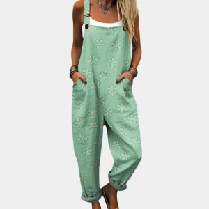 Ivy | Avslappnad Tryckt Jumpsuit