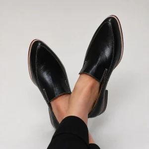 Zofia | Mockasin patchwork svart