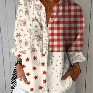 Rosmarin | Klassisk Patchwork Blus