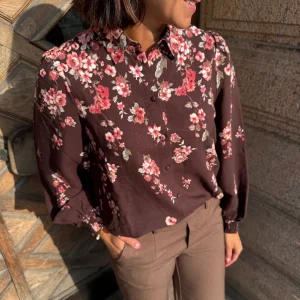 VIELMA L/S SHIRT COFFEE BEAN