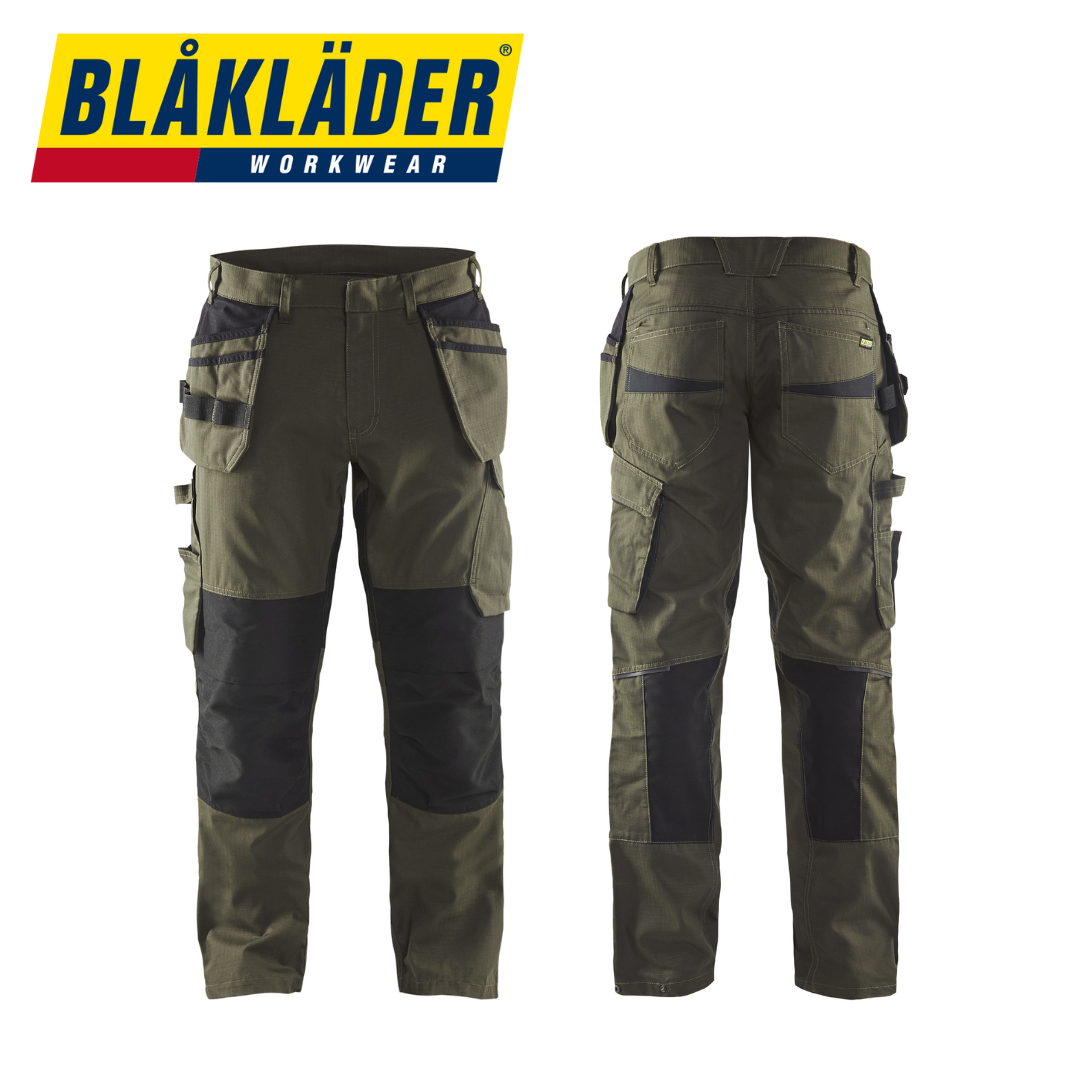 Blåkläder – Servicebyxa Med Stretch Och Spikfickor