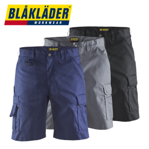 Blåkläder – Snygga serviceshorts i blått/grått/svart