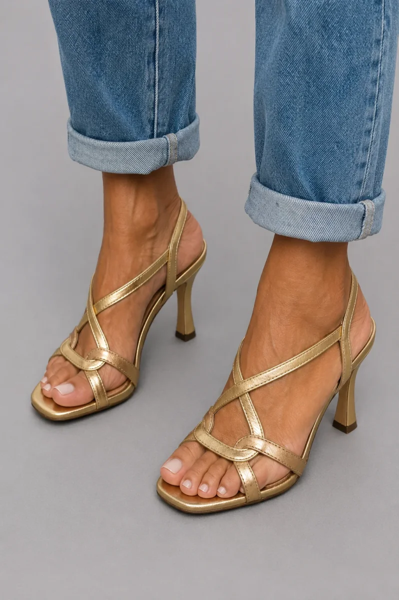 Cassie | Gyllene Sommarkarm Heels