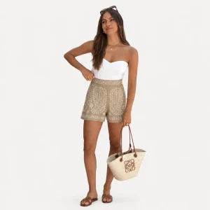 Maaike | Bohemiska virkade shorts