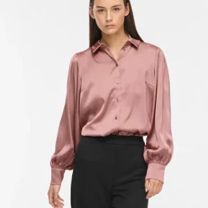 VIENNA RAVENNA L/S BALLOON SHIRT NOSTALGIA ROSE