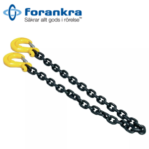 Forankra – Surrningskätting 10mm, krok-krok, 2m-6m