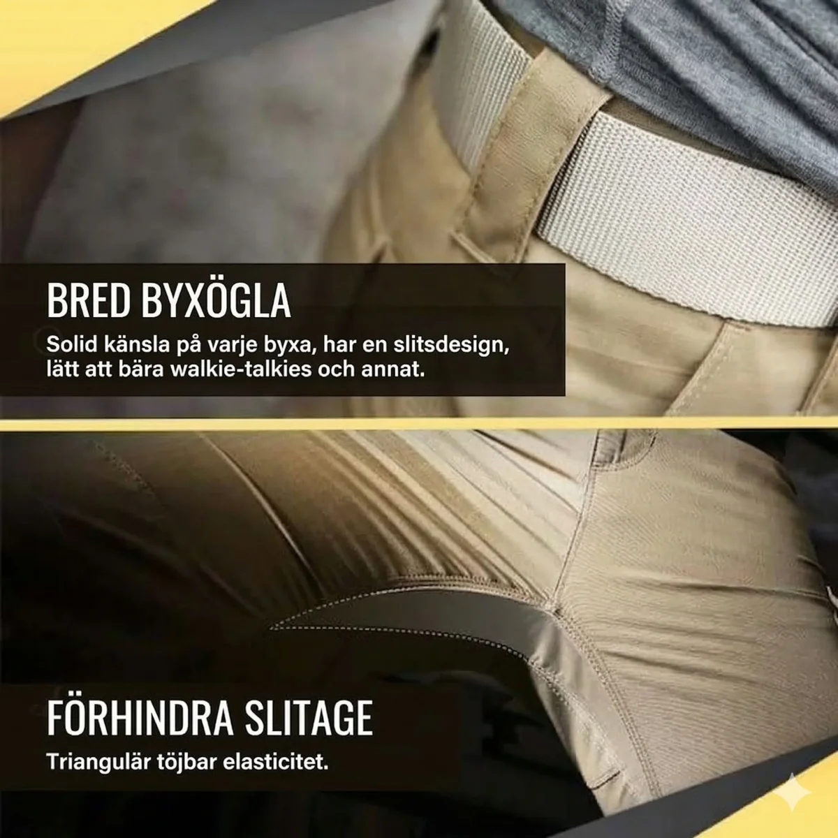 Slitstarka Outdoor-byxor i Ripstop-material - Bild 7
