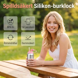 Universellt Burklock i Silikon – Insekts- och läckageskydd för läsk och öl
