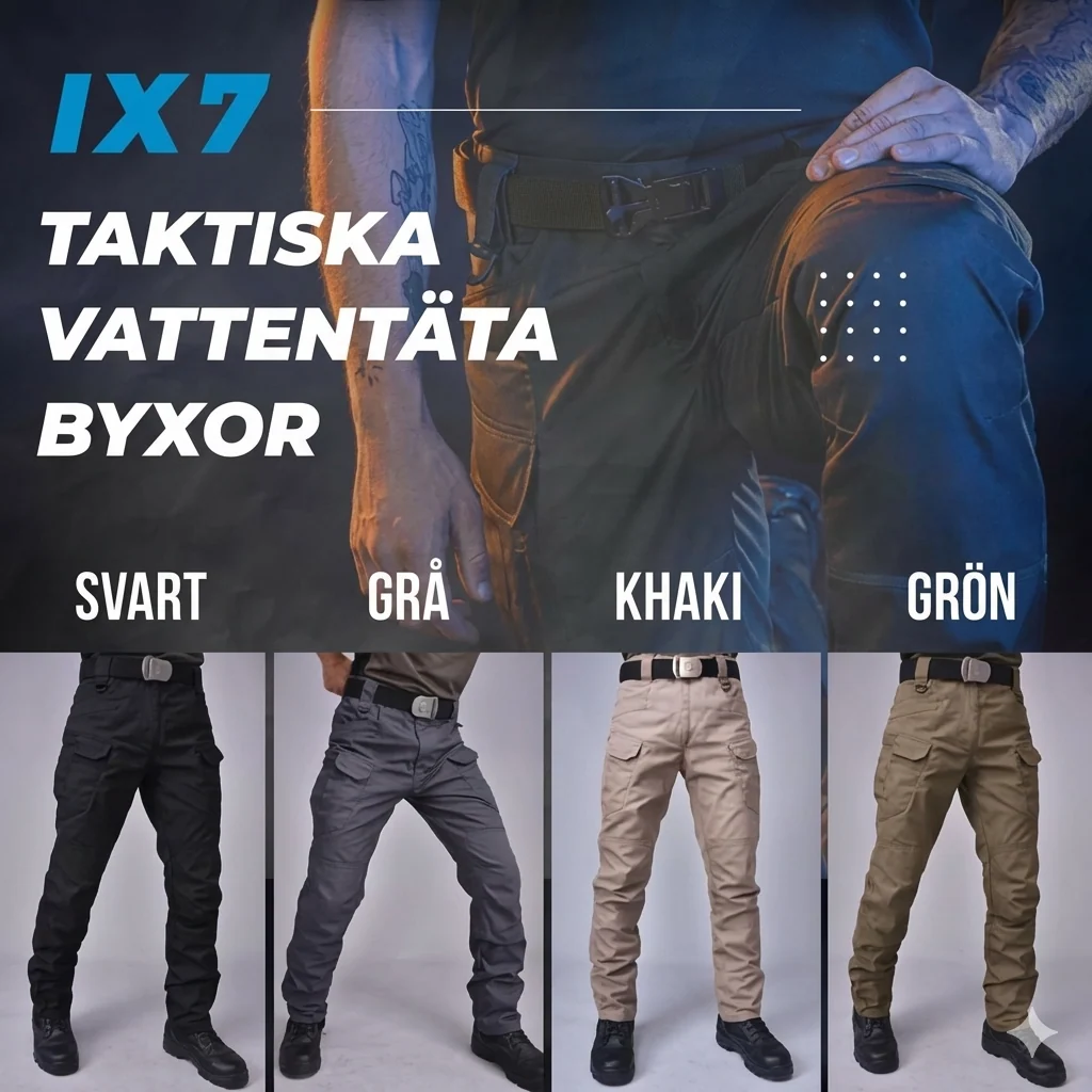 Slitstarka Outdoor-byxor i Ripstop-material - Bild 9