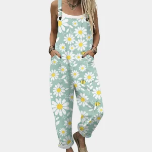 Heather | Avslappnad Tryckt Jumpsuit