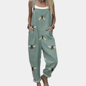 Rosalyn | Avslappnad Tryckt Jumpsuit