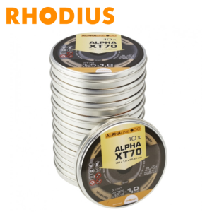 Rhodius – Kapskivor XT70 INOX 10-Pack