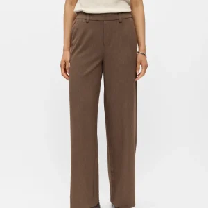 OBJLISA WIDE PANT CARAFE MELANGE