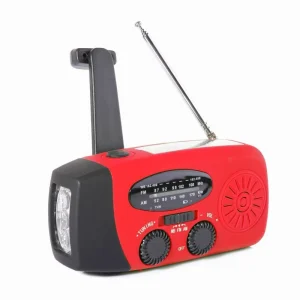 Kompakt Vevradio med Powerbank – För Krishantering